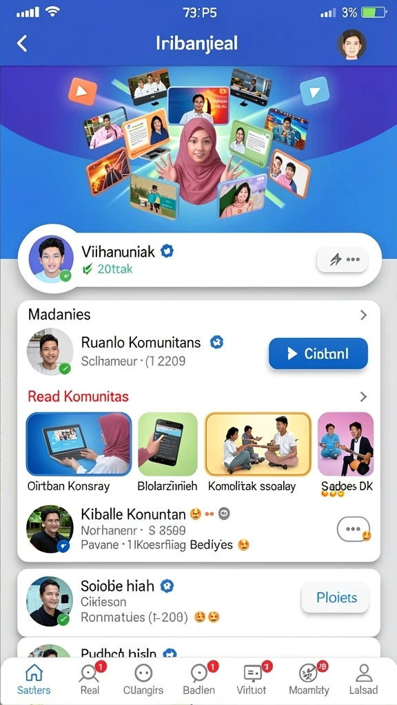 bumi303 - Tangkapan layar 3: Menyoroti fitur multiplayer yang seru.
