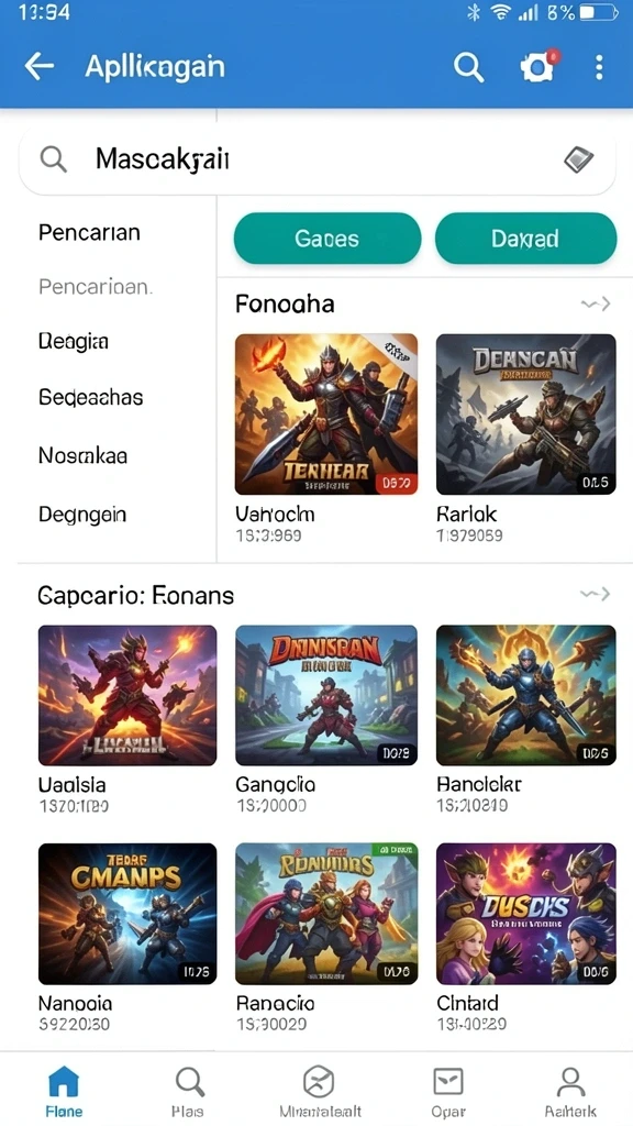 cendana777 - Screenshot 2 menampilkan peta tingkat yang beragam.