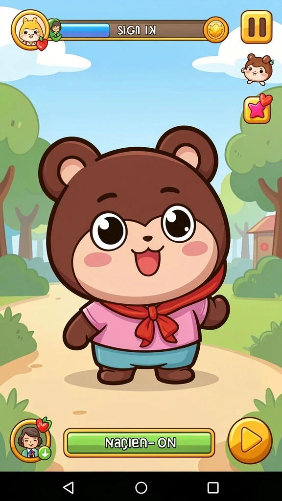 musangwin - Tampilan awal game MUSANGWIN yang menarik.