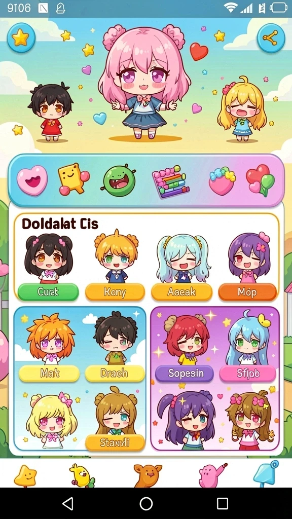 ollo4d - Karakter unik dengan kemampuan berbeda.